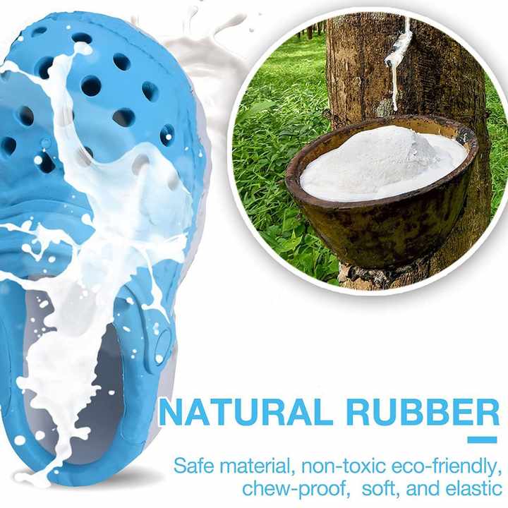 Size S Yellow Tough Slipper Dog Chew Toy - Natural Rubber Treat Dispenser & Teeth Cleaner for Interactive Play & Boredom Relief - Image 2