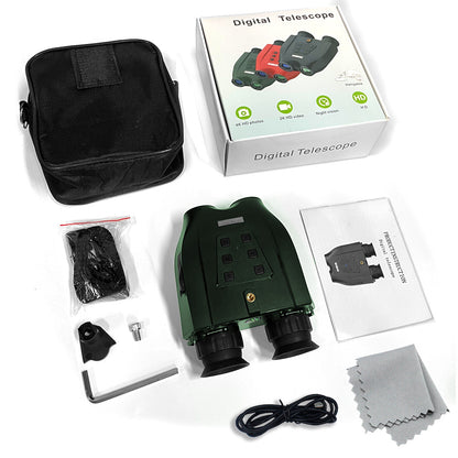 Green Professional HD Digital Night Vision Binoculars - 6X Optical Zoom, IR Illumination, Record 2.5K Video & 48MP Photos - Image 5