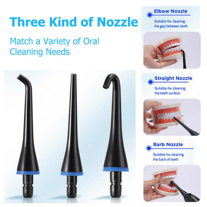 Black Advanced Portable Water Flosser - Rechargeable Oral Irrigator, IPX7 Waterproof, 4 Cleaning Modes for Deep Dental Care - Image 6
