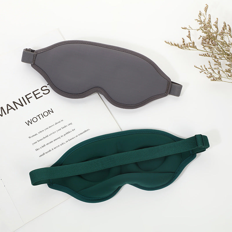 2 Pcs Pink 3D Contoured Eye Mask - Total Blackout, Pressure-Free Memory Foam, Skin-Friendly & Breathable for Deep Rest - Image 3