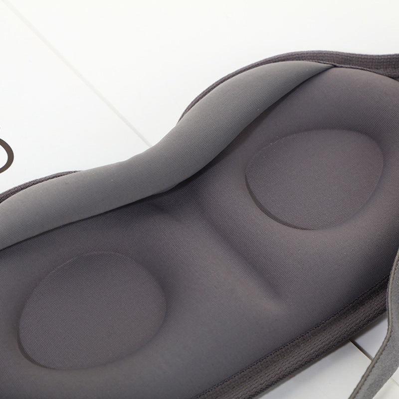 2 Pcs Grey 3D Contoured Eye Mask - Total Blackout, Pressure-Free Memory Foam, Skin-Friendly & Breathable for Deep Rest - Image 5