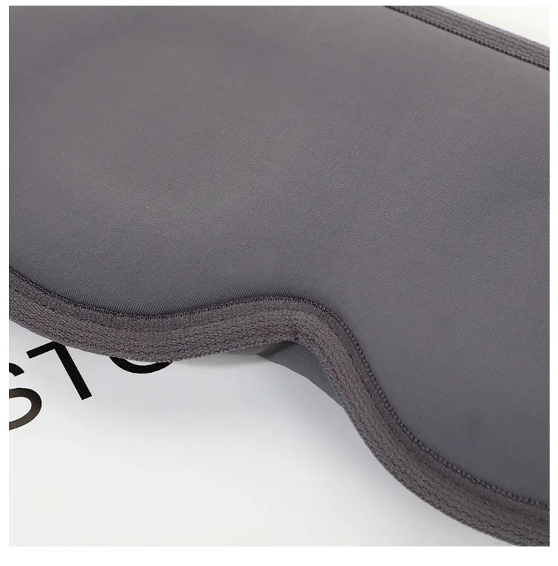 2 Pcs Grey 3D Contoured Eye Mask - Total Blackout, Pressure-Free Memory Foam, Skin-Friendly & Breathable for Deep Rest - Image 6