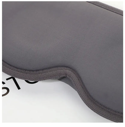 2 Pcs Grey 3D Contoured Eye Mask - Total Blackout, Pressure-Free Memory Foam, Skin-Friendly & Breathable for Deep Rest - Image 6