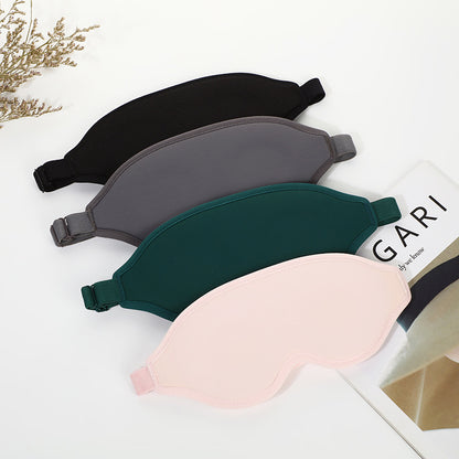 2 Pcs Black 3D Contoured Eye Mask - Total Blackout, Pressure-Free Memory Foam, Skin-Friendly & Breathable for Deep Rest - Image 2