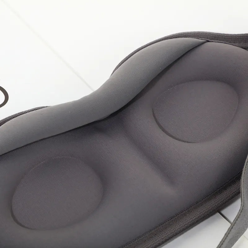2 Pcs Black 3D Contoured Eye Mask - Total Blackout, Pressure-Free Memory Foam, Skin-Friendly & Breathable for Deep Rest - Image 5