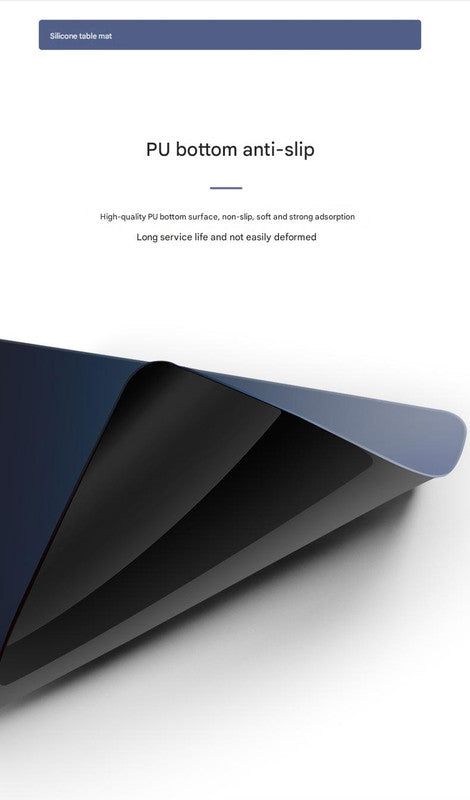 Mint Green Premium Large Silicone Mouse Pad - Non-Slip, 600x300mm for Office and Gaming - Image 4