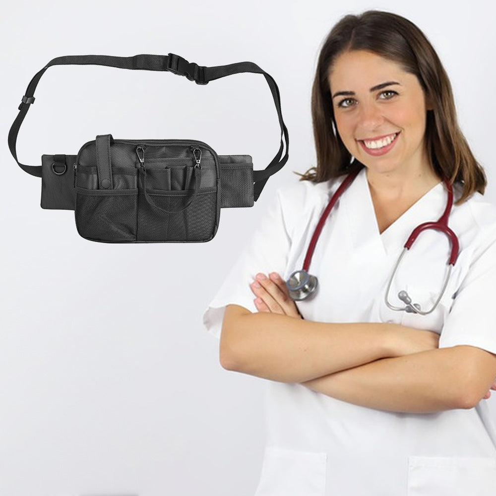 Pink Nurse Utility Belt Bag - Multi-Pocket Medical Organizer Waist Pack for Tools & Essentials - Image 7