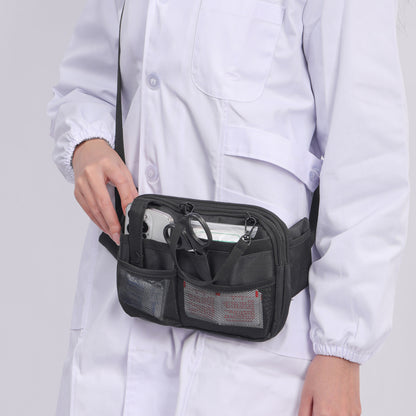 Dark Blue Nurse Utility Belt Bag - Multi-Pocket Medical Organizer Waist Pack for Tools & Essentials - Image 5