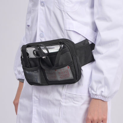 Orange Nurse Utility Belt Bag - Multi-Pocket Medical Organizer Waist Pack for Tools & Essentials - Image 6