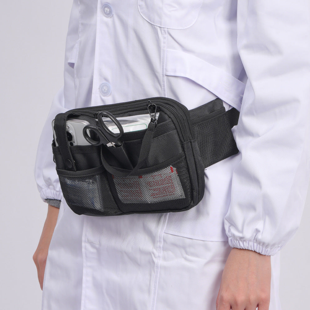 Grey Nurse Utility Belt Bag - Multi-Pocket Medical Organizer Waist Pack for Tools & Essentials - Image 6