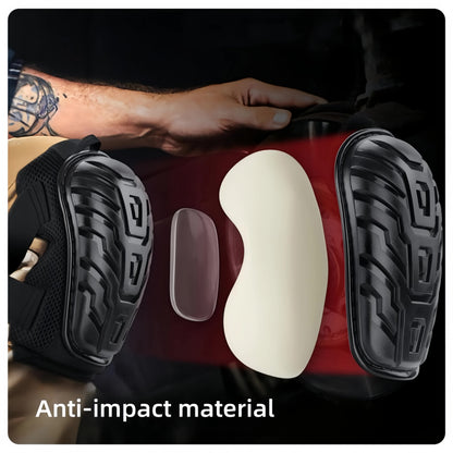 1 Pair Black Professional Hard Shell Knee Pads - Heavy Duty Protection for Work, Construction, Gardening & Outdoor Sports - Image 3