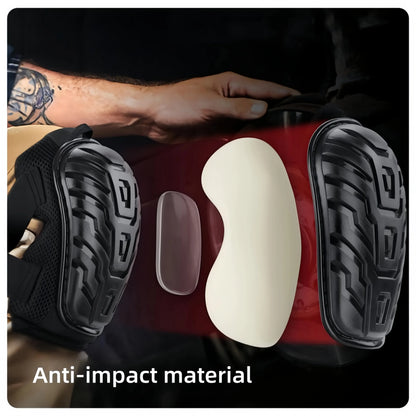 1 Pair Yellow Professional Hard Shell Knee Pads - Heavy Duty Protection for Work, Construction, Gardening & Outdoor Sports - Image 3