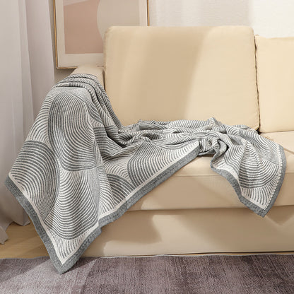 Grey Luxurious Paisley Jacquard Throw Blanket - Soft Wool Blend with Tassels, 120x150cm, Lightweight Sofa & Nap Blanket - Image 2