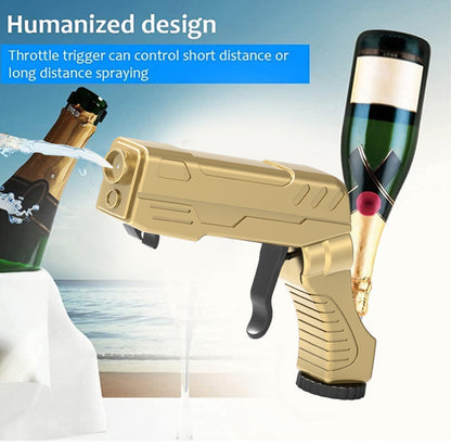 Black Champagne & Beer Spray Gun - Ultimate Party Starter & Drink Dispenser with Bottle Opener - Image 7