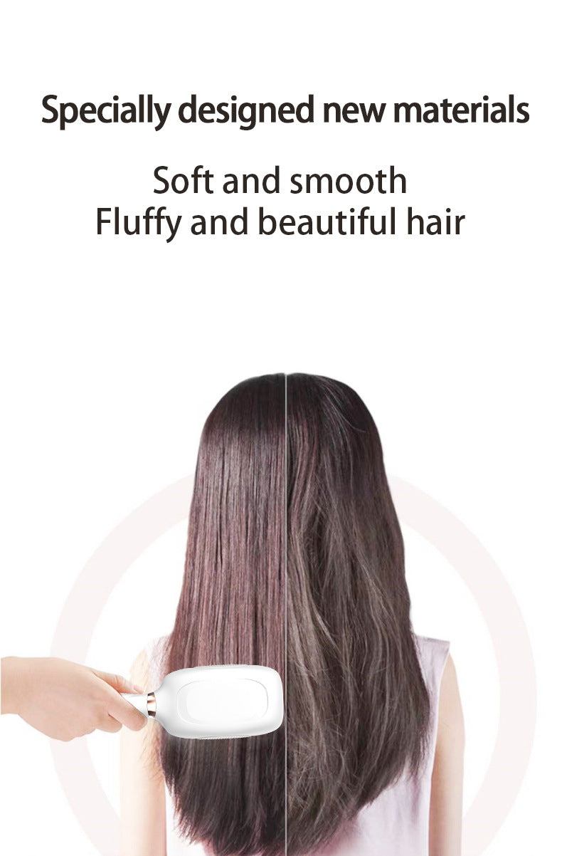 White Advanced 3-in-1 Scalp & Hair Care Massage Comb - Red Light Therapy, EMS Microcurrent & Vibration for Healthy Hair Growth - Image 7