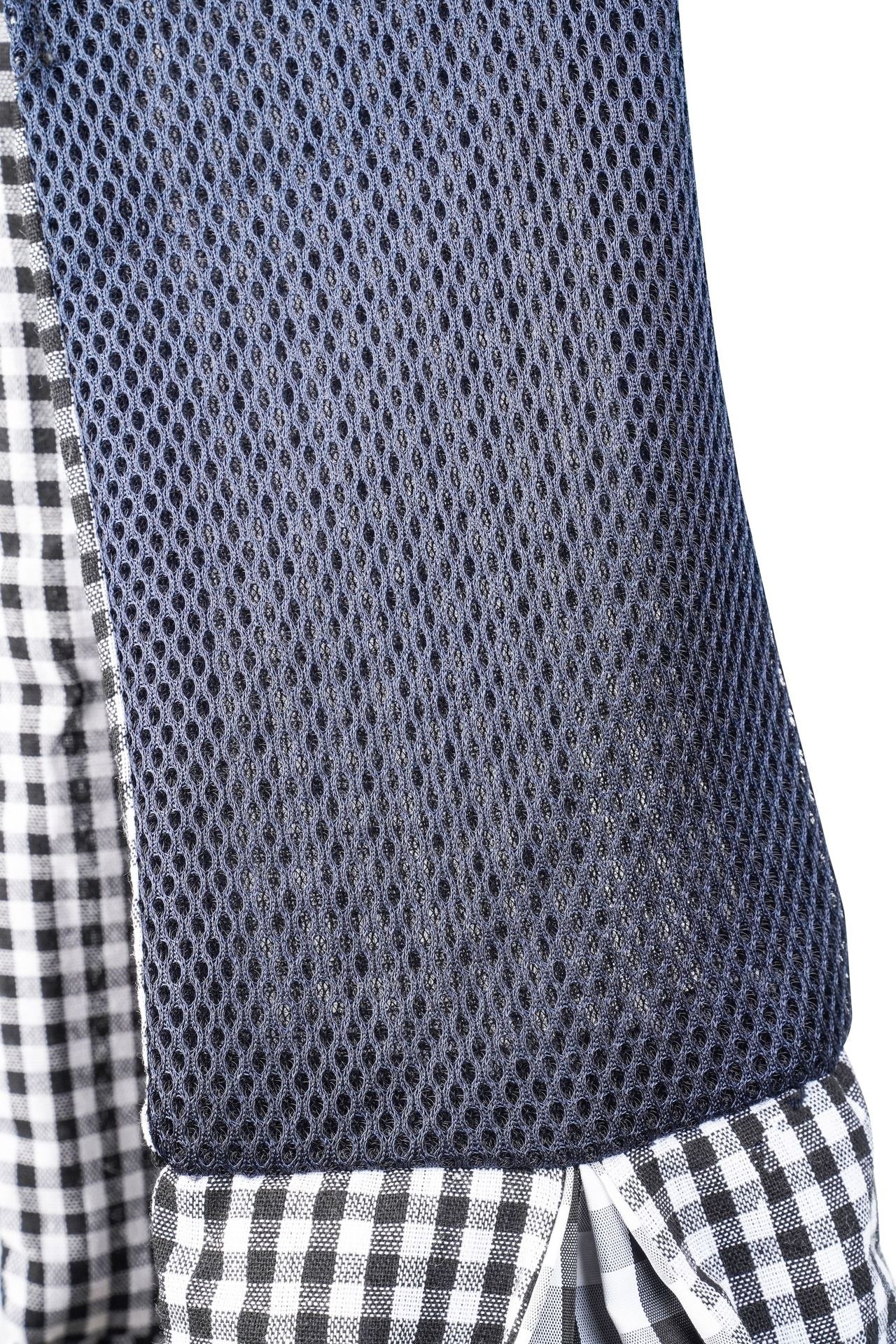Black and White Checkered Comfortable Pet Sling Carrier for Small Dogs & Cats - Breathable Cotton Checkered Bag, Hands-Free, Safety Features - Image 5