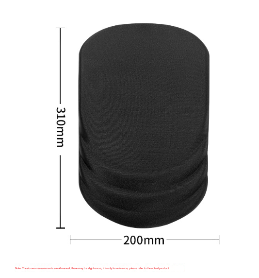 Black Flower Pattern Ergonomic Mouse Pad with 3D Silicone Gel Wrist Rest - Stylish Comfort & Support for Office & Home - Image 5