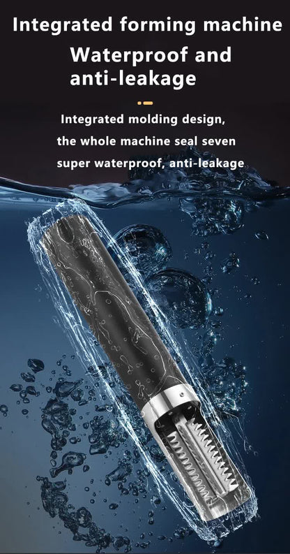 White Cordless Electric Fish Scaler - Rechargeable 3000mAh Power, Stainless Steel Blade, Mess-Free Fish Cleaning Tool - Image 5
