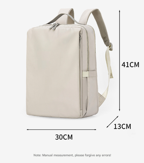 Purple Slim Minimalist Laptop Backpack - Shockproof & Anti-Theft Design, Travel-Friendly with Luggage Strap, Water-Resistant - Image 3