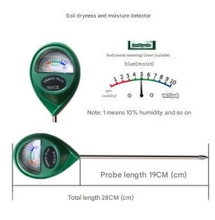 2 Pcs White Soil Moisture Meter - Accurate Plant Water Monitor for Garden & Potted Plants, No Batteries Needed - Image 4