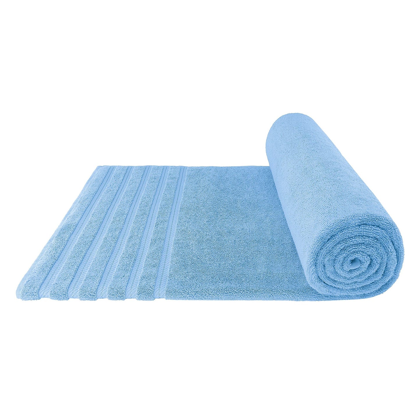 Black Luxury 6-Piece Combed Cotton Towel Bale Set - Ultra Soft & Absorbent Bath, Hand, Face Towels - Image 3