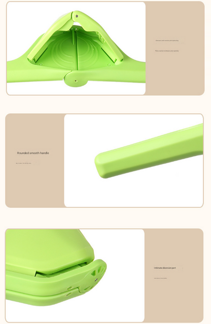 3 Pcs Yellow Easy-Squeeze Manual Citrus Juicer - Durable Lemon & Orange Squeezer with Pour Spout, Food-Grade PP - Image 6