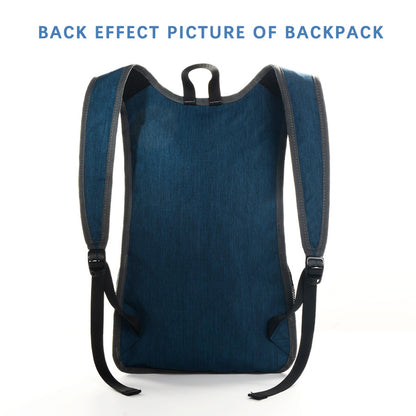 Black Ultra Lightweight Packable Backpack - Foldable Daypack for Hiking & Travel - Image 2