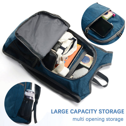 Black Ultra Lightweight Packable Backpack - Foldable Daypack for Hiking & Travel - Image 3