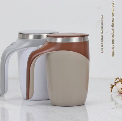 Coffee USB Rechargeable Automatic Stirring Mug - 320ml, Magnetic Mixing Coffee Cup, 12x11x15cm - Image 2