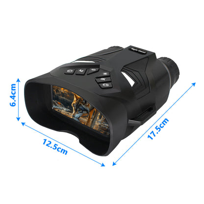 Grey 4K Portable Digital Night Vision Binoculars - HD Photo & Video Infrared Scope - Image 2