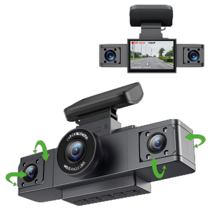 3-Inch HD 1080P Dash Cam - Front, Rear, and Left Recording, 19x12x8cm - Image 5