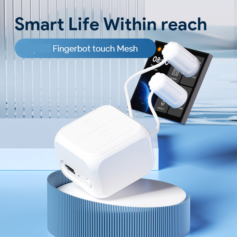 Touchscreen Finger Robot - Dual-Control Bluetooth Smart Screen Clicker with Timer - Image 2