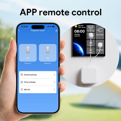 Touchscreen Finger Robot - Dual-Control Bluetooth Smart Screen Clicker with Timer - Image 3