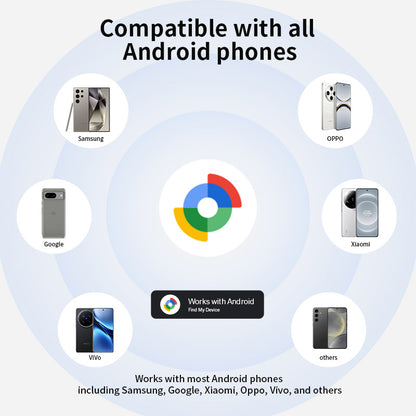 Black Android Tracker - Google Find My Device Compatible Luggage and Pet Tracker - Image 3