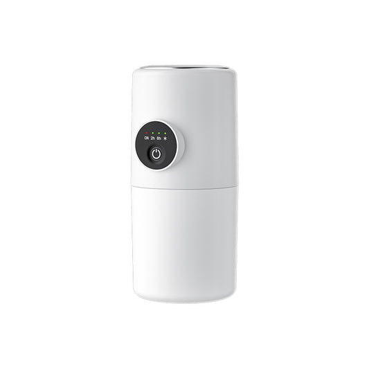 White ortable Desktop Dual-Spray Humidifier with Air Purification for Office and Bedroom