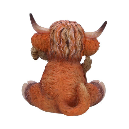 Cute Scottish Highland Cow Resin Statue - Nordic Home Decor Gift - Image 3