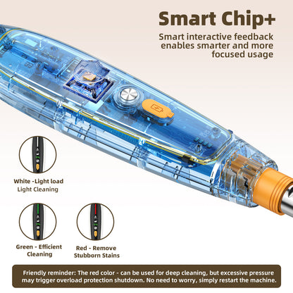 Black Powerful Torque Silent Extendable Smart-Sensing Electric Cleaning Brush - Image 4
