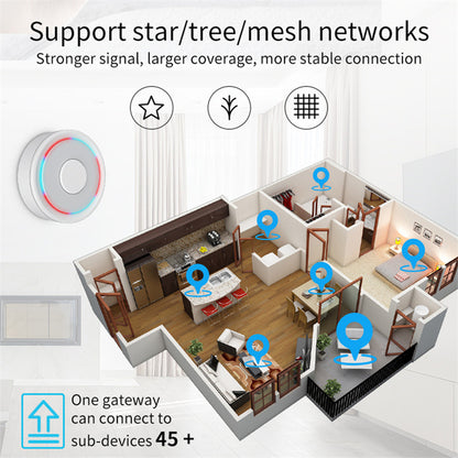 Apple HomeKit Compatible Dual-Mode Wired Tuya Zigbee Gateway - Image 2