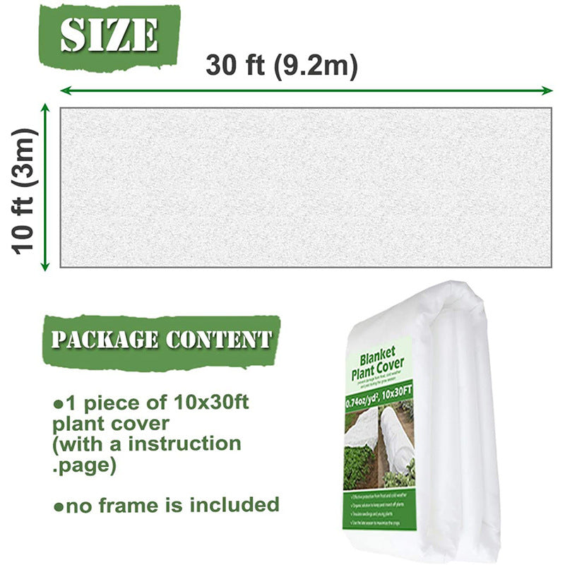 2-Piece Premium Nonwoven Plant Frost Cover - 3x9m - Image 3