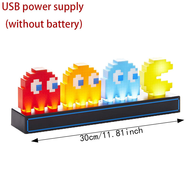 Cute Pac-Man Night Light Set with 3-Level Dimming - Image 2
