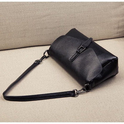 Genuine Leather Women's Crossbody Bag with Soft Cowhide Finish - Image 3