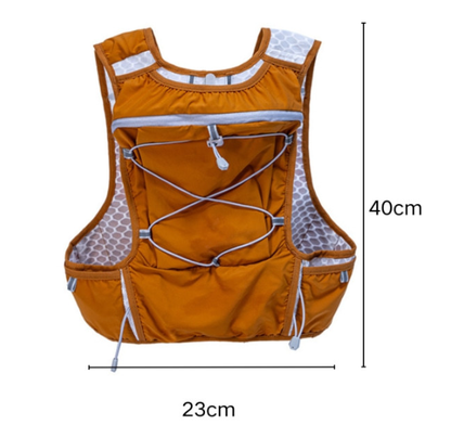 Orange Hydration Backpack for Trail Running, Marathon, and Cycling - Image 4