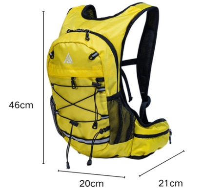 Black Lightweight Hydration Backpack for Trail Running, Cycling, and Marathons - Image 2