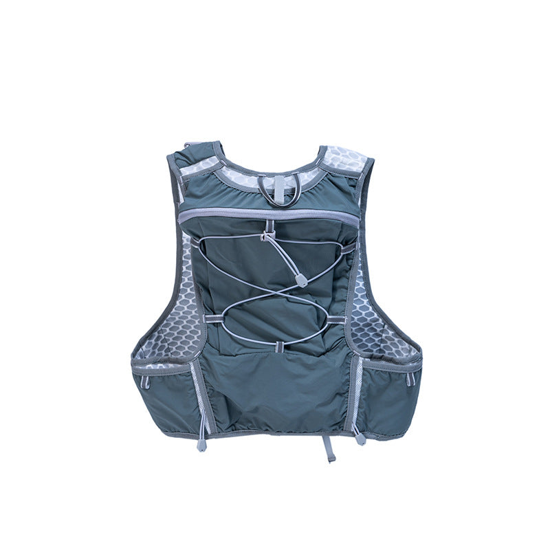 Blue Hydration Backpack for Trail Running, Marathon, and Cycling