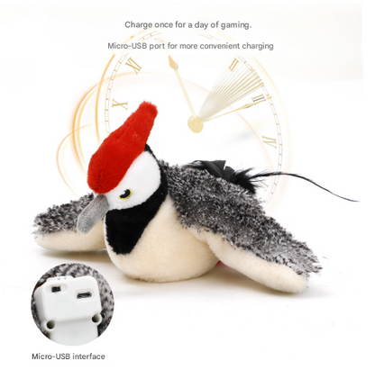 Crab Electric Flapping Plush Cat Toy with Sound - Realistic Self-Play Pet Toy - Image 2