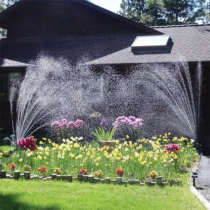 3-Piece 360-Degree Multi-Head Garden Sprinkler Set - Efficient Watering Solution - Image 5