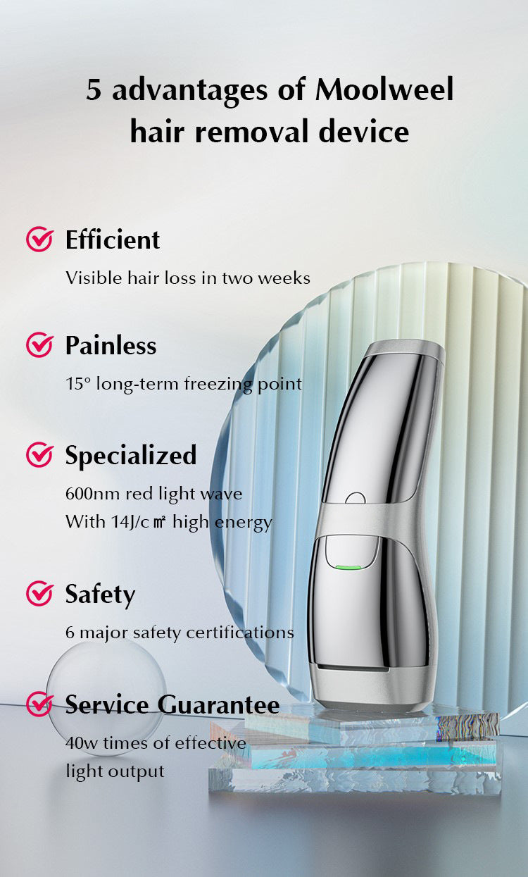 IPL Freezing Point Hair Removal Device with Sapphire Head - 120W - Image 2