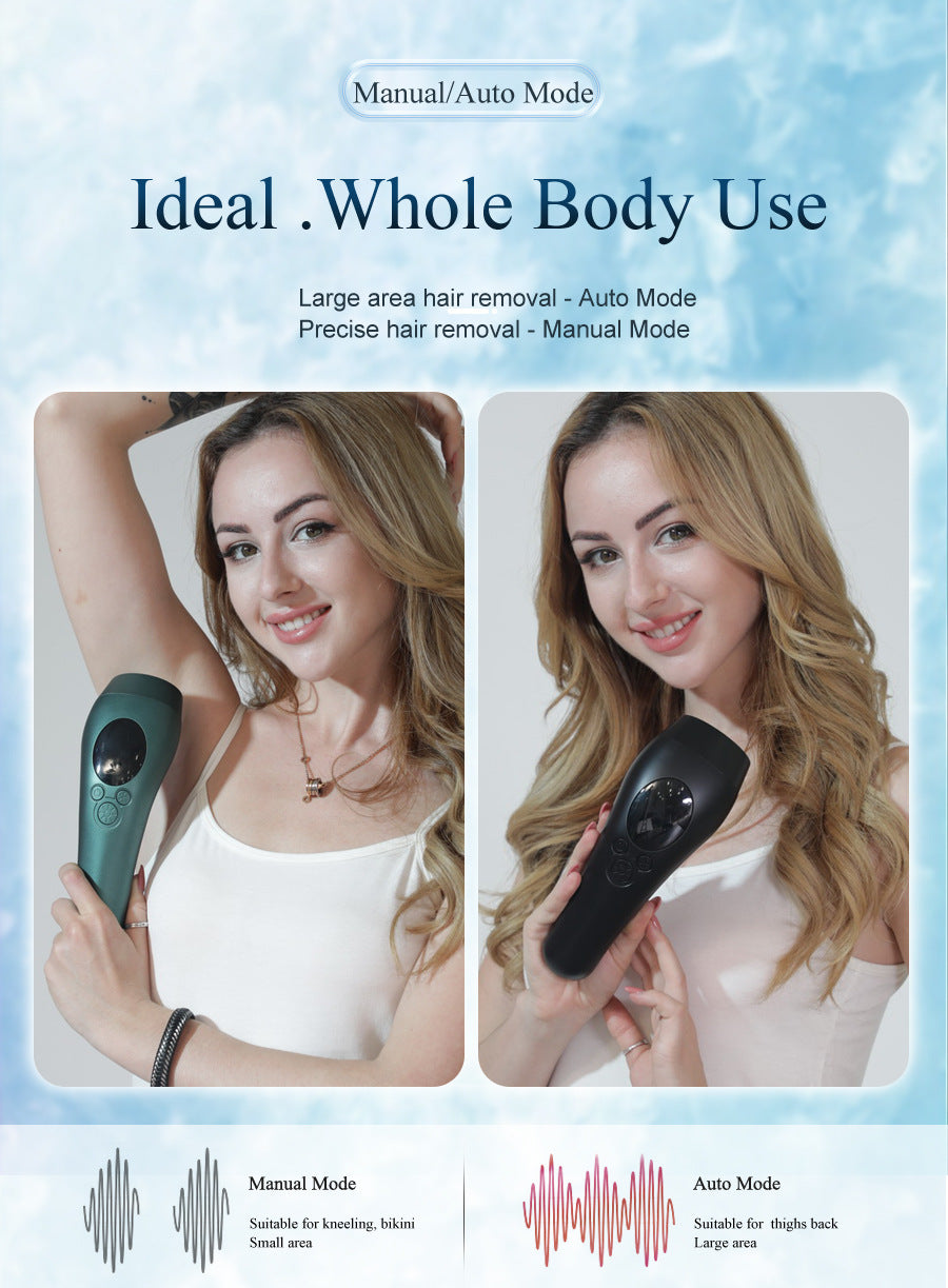 Grey Light Spot Beauty Hair Removal Device - Smooth Skin Solution - Image 5