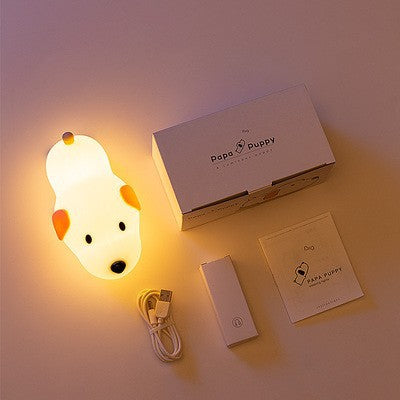 Dopey Dog Children's Silicone Night Light with Tap Control - Image 2