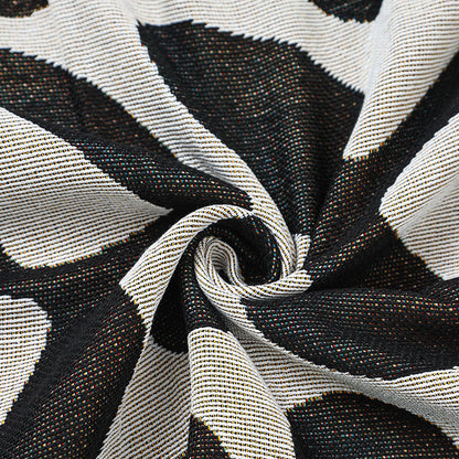 Black-white Vintage American Windline Blanket - Multi-Use Design - Image 3